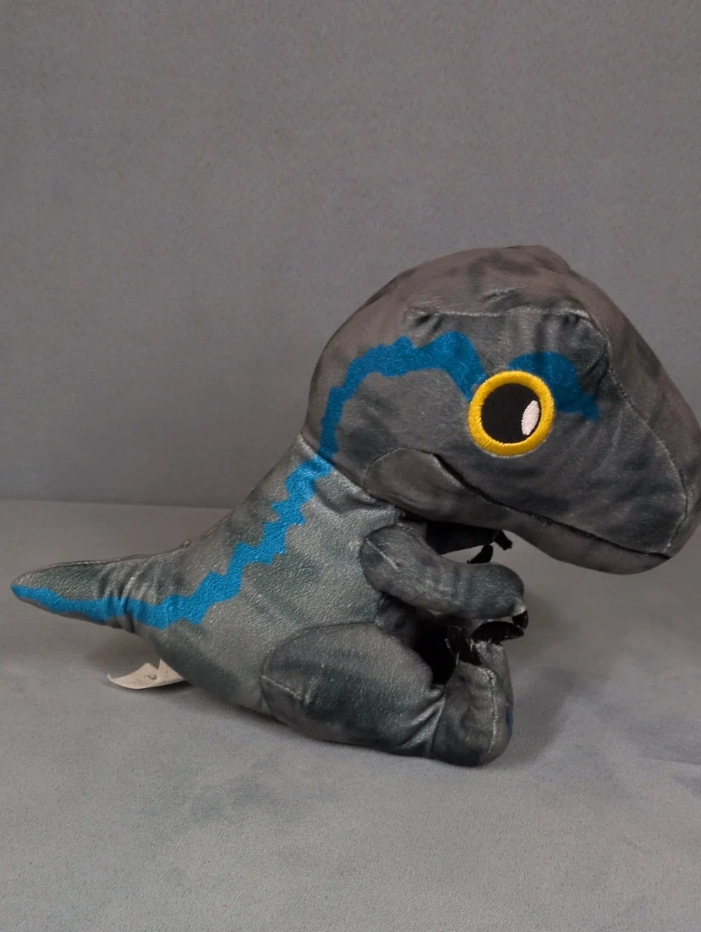 Jurassic World Velociraptor Blue Dinosaur Plush 8